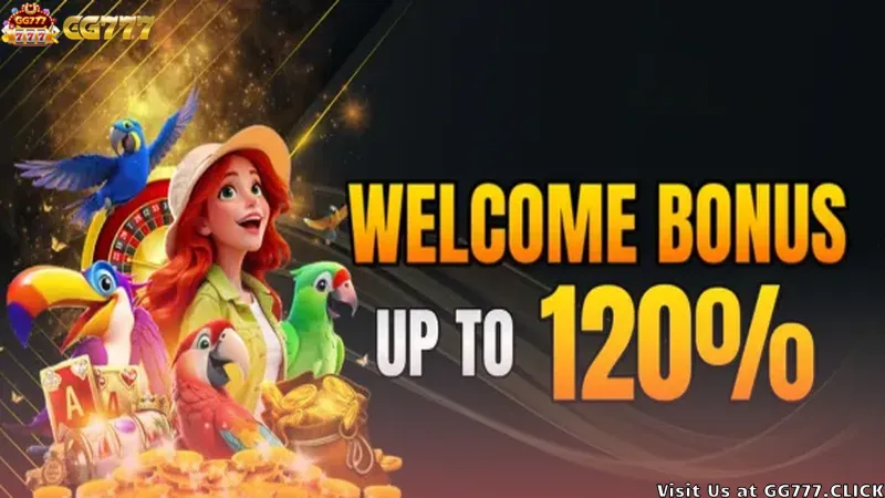 GG777 Provides 120% Welcome Bonus for New Members