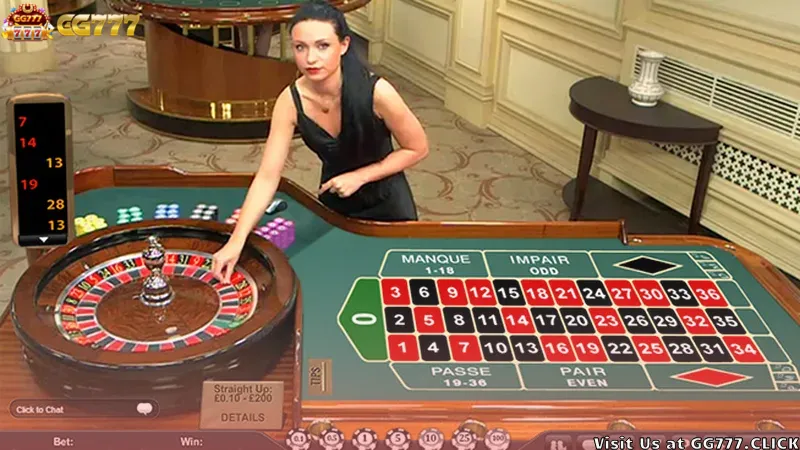 Play Roulette Live at GG777